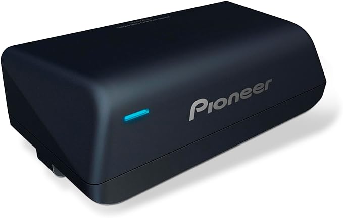 PIONEER TS-WX010A Under-Seat Subwoofer – 160W Max, Pre-Loaded, Built-in Amp for Easy Bass Upgrade, Enclosure Included, Amp Included, High-Level Input, Works with Most Factory or aftermarket radios
