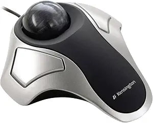 Kensington Orbit Optical Trackball Mouse, USB 2.0, Left/Right Hand Use, Black/Silver