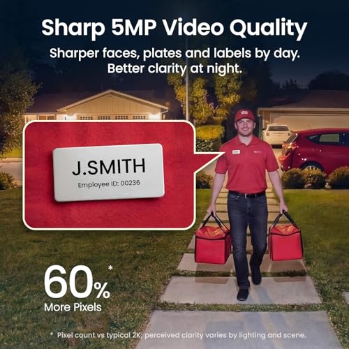 aosu 5MP Ultra HD Wireless & Wired Video Doorbell Camera - Image 3
