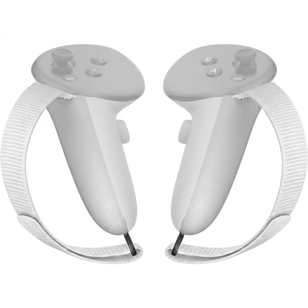 APEXINNO Controller Grips for Meta Quest 3/Quest 3S-Non-Slip Handle Covers with Adjustable Soft Hand Straps, Secure Fit for Small & Medium Hands, Not Compatible with Official Charging Dock