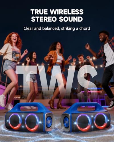 Outdoor Bluetooth Speaker: 80W Peak, 20H, IP67 Water - Image 5