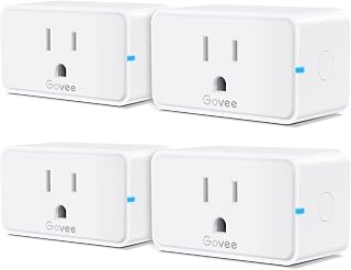Govee Smart Plug 15A WiFi Bluetooth Outlet 4 Pack, Remote Group Control - Image 1