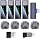 4 Pack Wireless Lavalier Microphone for iPhone Android Phone Pad PC