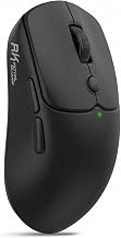 RK ROYAL KLUDGE MO1 Wireless Mouse, 55g Ultra-Lightweight Computer Mice, 6 Programmable Buttons, Quiet Click, 2.4GHz/Bluetooth/Wired, 6000 DPI Optical Sensor, Black - Image 1