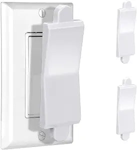 Magnetic Light Switch Guard Cover, Light Switch Guard, Light Switch Blocker, Light Switch Lock, Switch Cover Guard, Child Proof Light Switch Cover Guard (White,2 Piece)
