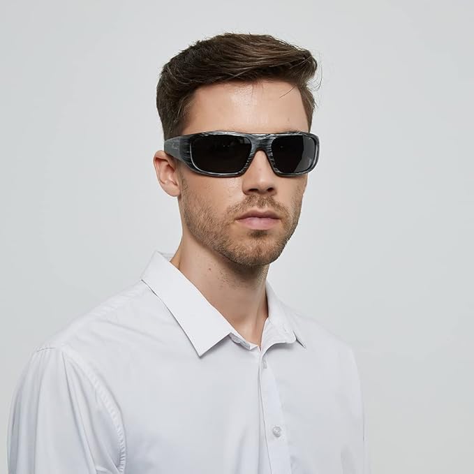 OhO sunshine Smart Glasses, Polarized Sunglasses with Bluetooth Speaker, Athletic/Outdoor UV Protection and Voice Control