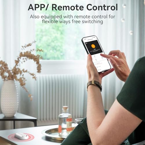 CPVAN WiFi Motion Sensor Alarm System, 125dB Smart PIR Motion Detector with 6 Door Window Sensors, Phone App Alerts, Wireless Indoor Home Security Kit, 2.4GHz WiFi, Black