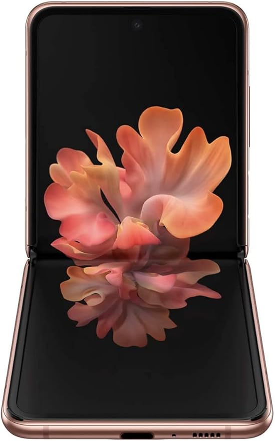 Samsung Galaxy Z Flip 5G, US Version, 256GB, Mystic Bronze - Unlocked (Renewed)