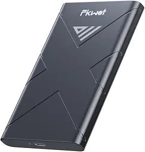 Fikwot 2TB External SSD, Portable SSD, Up to 2000MB/s, USB 3.2 Gen2x2 External Solid State Drives, Compatible with Smart TV, PS5/PS4(Pro), iPhone 15/16, Xbox, Mac & Windows and Other Devices(FP80)