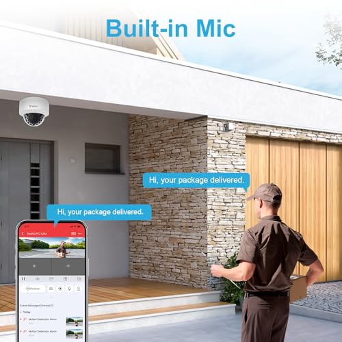 Anpviz 4MP PoE IP Dome Camera with Microphone/Audio, | Computer Access - Image 4