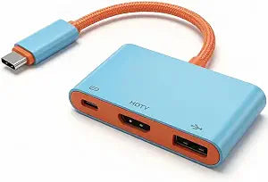 Switch 2 Dock, Apple MFi Certified 8K@30Hz Portable USB-C to HDMI Adapter Support 4K@60Hz~120Hz, Travel TV Docking Station with 100W PD & USB 3.2 Port for Steam Deck/ROG Xbox Ally X/Legion Go 1/2/S - Image 1