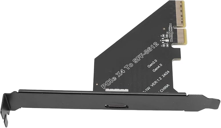Gugxiom PCIe 4.0 x4 to Oculink SFF 8612 Adapter for NVMe SSD GPU EGPU
