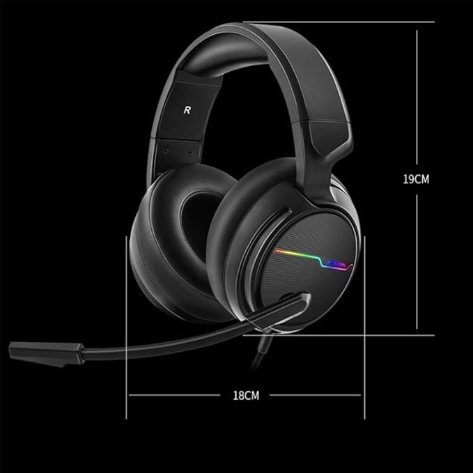 Wired Gaming Headset USB 7.1 Surround Sound Gaming Headset for PC Gamer Xiberia 3.5mm Bass Casque Game Headset for PS4/New Xbox One/Mac with Mic