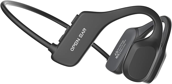 Bone Conduction Wireless Headphones with Magnetic Charging, Open Ear Headphones Bluetooth 5.3 with Mic, Sports Sweatproof Headset for Cycling Running Working Jogging Driving Indoor and Outdoor Use