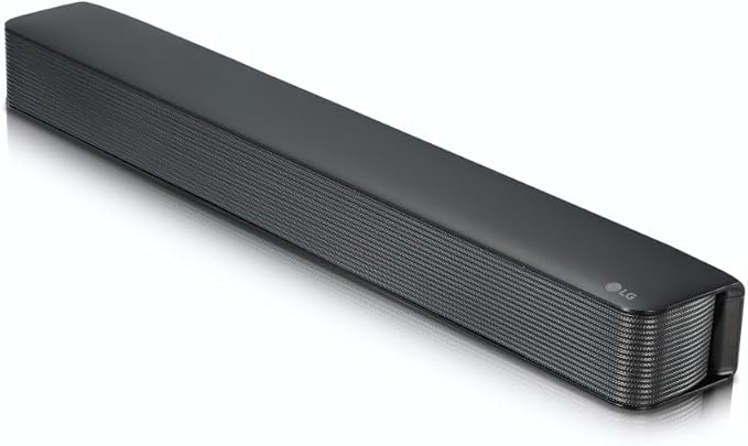 LG SKM1 2.0 Channel Compact Bluetooth Soundbar – Wireless TV Speaker with Remote Control – Home Theater Audio Upgrade