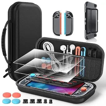 Switch 2 Accessories Bundle for Nintendo Switch 2 2025(All in One Case Kit)