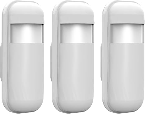 3 Pack Smart Infrared Home Intrusion Sensor,PIR Motion Detector Anti-Theft for All PGST A103F A105F A107F A108F A519W Home Alarm System