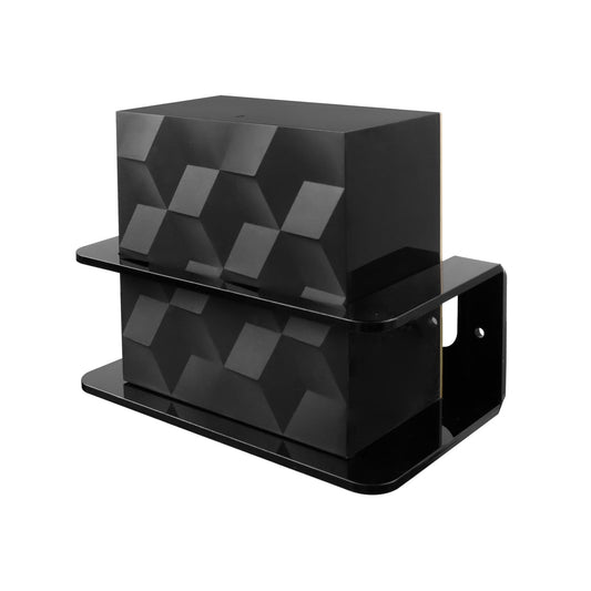 HOLACA Acrylic Wall Mount Stand Brackets for NETGEAR Nighthawk Tri-Band WiFi 6E System (MK93S)(MS90), AXE5700 Router - Black