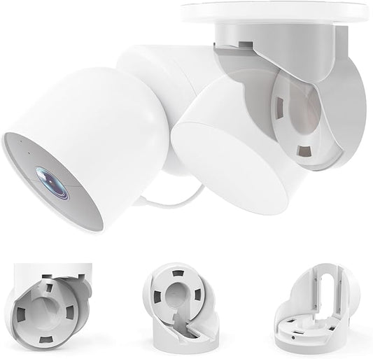 Eave Mount for Google Nest Cam with Floodlight - Outdoor Camera , Stability ABS Google Flood Light Camera Outdoor Bracket, Premium Nest Floodlight Camera Ceiling Mounting Adapter