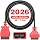 Autel OBD2 OBDII Extension Cable, 5ft, 16 Pin OBD II Male to Female Cord