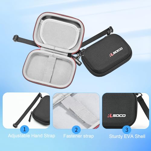 RLSOCO Case for Lexar 1TB/2TB ES5/ES4 Magnetic External SSD & Lexar 1TB/2TB/4TB Armor 700/SL500 Portable SSD (Case Only)