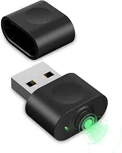 HOTLIFE Undetectable Mouse Jiggler, USB Mover Device Keeps PC Awake, Driver-Free Wiggler Auto Shaker with 3 Mode Switch Button to Keep Laptop Computer Screen Active, Black