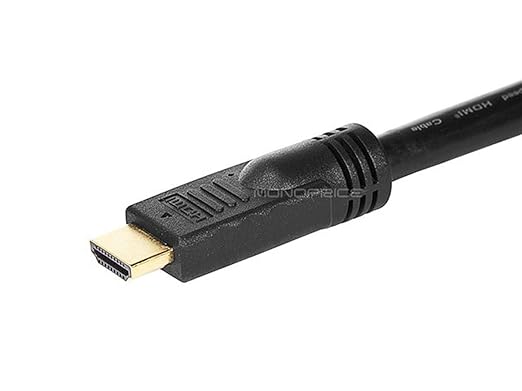 Monoprice Premium High Speed HDMI Cable - CL2, Male to Female Extension, 24AWG, 10 Feet, Black - Commercial Series