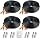 BNC Cable, 200ft 4Pack All-in-One Siamese Video and Power Security Camera Wire Cord with 2 Female Connectors for All Max 5MP HD CCTV DVR Surveillance System