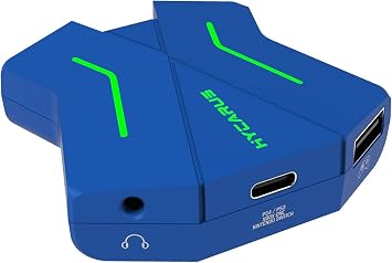 【NOT for PS5】 Keyboard and Mouse Adapter Compatible with PS4, Xbox One, Xbox Series X/S, N-Switch, Perfect for Games Such as FPS, TPS, RTS, etc.