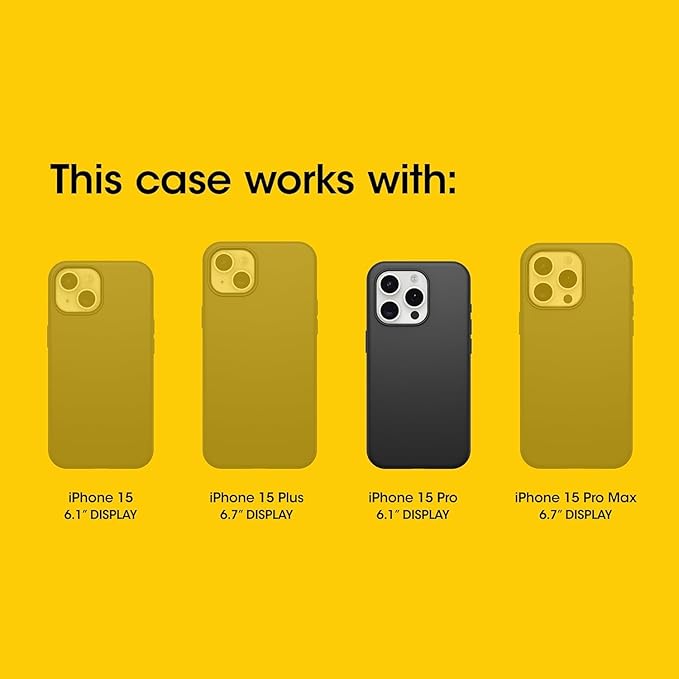 OtterBox iPhone 15 Pro (Only) - Defender Series XT Clear Case - Orchid Advice (Clear/Purple) - Screenless, Rugged - Snaps to MagSafe - Lanyard Attachment - Non-Retail Packaging