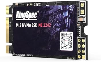 KingSpec 256GB M.2 2242 NVMe SSD, PCIe 3.0 x 2, for Laptop/Mini PC Upgrade