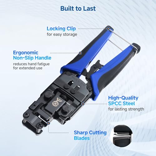 Cable Matters Rapid-Install Crimp Tool for Cat6 Keystone Jacks