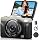 4K Digital Camera for Photography, 64MP Vlogging Travel Camera for YouTube