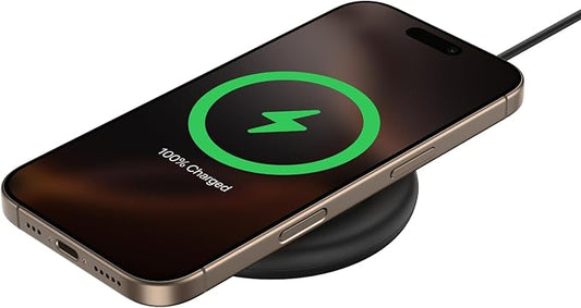 Belkin Qi2 15W Magnetic Wireless Charger with Power Supply