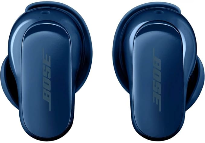 Bose QuietComfort Ultra Noise Cancelling Earbuds - Lunar Blue (Renewed)