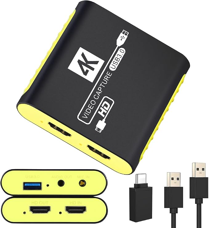 USB 3.0 HDMI Video Capture Card for Switch 2 PS5 Xbox 1080P 60FPS Streaming - Image 8