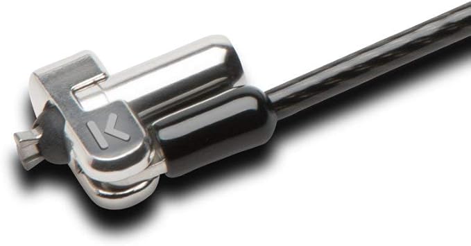 Kensington N17 Dell Laptop Lock - Keyed (K64440WW), Black and Silver, 1.1"x0.4"x0.4"