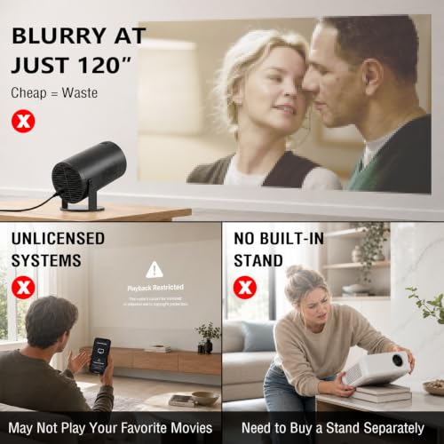 [Netflix & Native 1080P ] VOPLLS Smart Projector with WiFi and Bluetooth