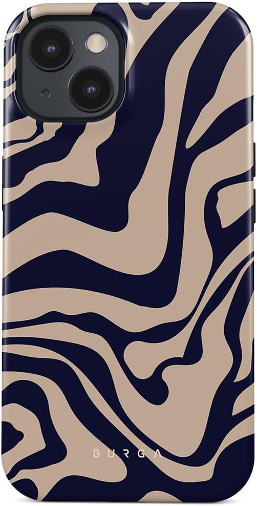 BURGA Phone Case for iPhone 15 - Cute, Trendy, Aesthetic, Pattern Phone Cover, Hard Shell Protection - fits Apple iPhone 15 Case for Women and Men