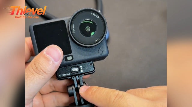1/4" Magnetic Quick Release Adapter with Mechanical Lock for Insta360 X5/X4 Air/Ace Pro 2/Ace Pro/Ace, Aluminum Base, Heavy Duty Anti-Drop Camera Mount