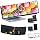 Upgraded Laptop Screen Extender, 15.6”Ultra-Thin Dual Portable Monitor with 1080P FHD IPS, Detachable & 4-in-1 Modes, USB-C/HDMI Plug-Play Monitor Extender for Mac/Win/Android, Fits 13-17" Laptops