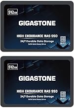Gigastone High Endurance SSD 512GB (2-Pack) Up to 550MB/s TLC Flash with SLC Caching 24/7 Reliable for Gaming/PC/NAS SSD 5-Year Warranty 2.5" SATA Internal Solid State Drives RAID Disk - Image 1