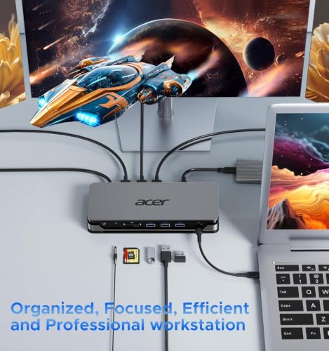 Acer 13-in-1 Laptop Docking Station, USB-C 3 Display | USB Hubs - Image 6