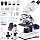 Binocular Microscope Magnification 40X-2500X, WF10x/25x Eyepieces, Dual LED Illumination, Suitable for Schools Home Labs Educational Adult Microscope