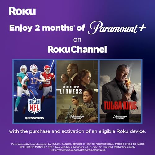 Roku Streaming Stick 4K - HDR & D. Vision Roku Streaming Device for TV with Voice Remote & Long-Range Wi-Fi - Free & Live TV (Renewed)