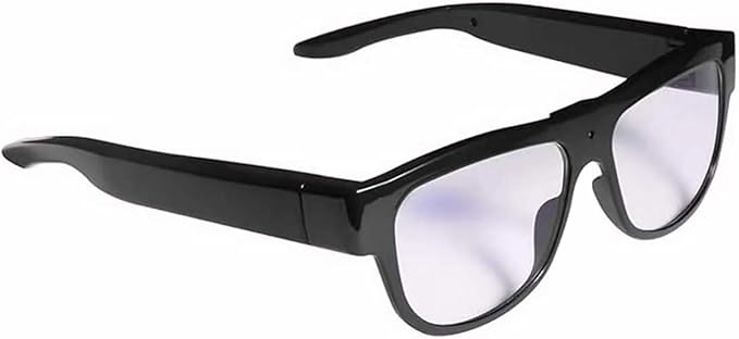 Camera Glasses Smart Video Glasses,HD 1080p Recording Outdoor Sport Glasses with Camera Wearable Eyeglass Built-in 32G Memory Card，Perfect for Outdoor Travel, Driving, and Hiking. (Retro)