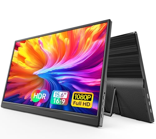 WGK 15.6 inch Portable Monitor 1080P FHD Travel Disp | Computer Access - Image 2
