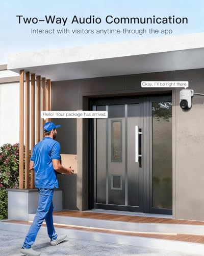 VIMTAG Pan/Tilt Outdoor Security Camera, 2.5K 4MP WiFi Home CCTV Camera, 360° View & Motion Tracking, Color Night Vision, 2-Way Audio, AI Detection Alarm, IP66, Cloud & SD Card Sto - Image 8