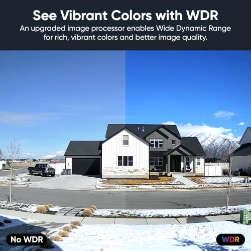 WYZE Cam v4 (Latest Model), 2.5K AI Security Camera, Indoor/Outdoor Cameras for Home Security, Baby Monitor & Pet Camera, Vibrant Color Night Vision, No Subscription Required