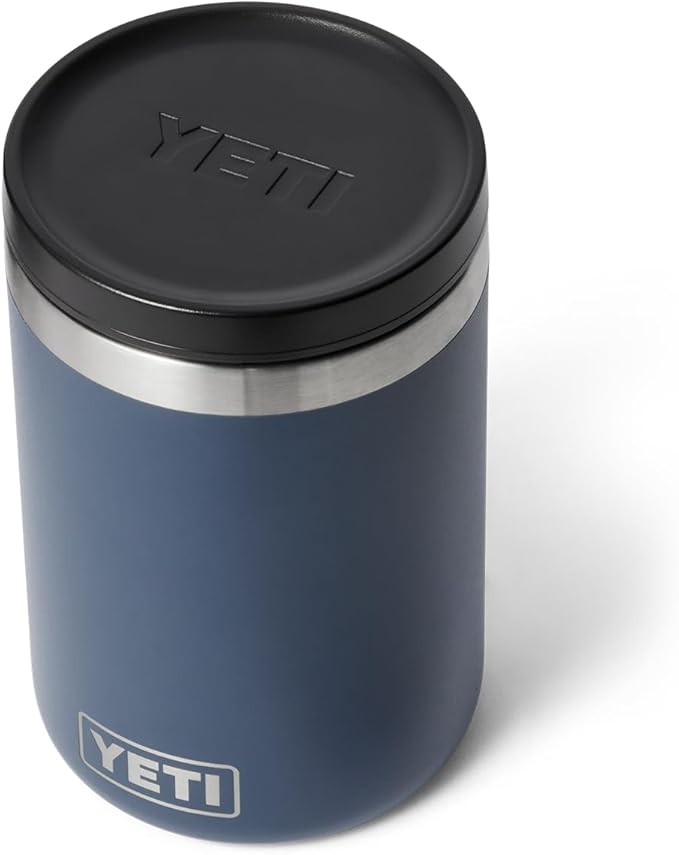YETI Rambler 16 oz Food Jar, Vacuum Insulated, Stainless Steel, With Airtight Lid, Navy